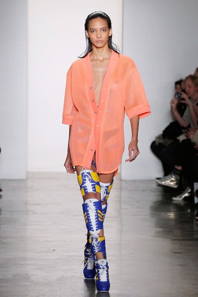 Jeremy Scott. Fall/Winter 2014. New York Fashion Week 2014. [Photo by Jemal Countess/Getty Images]