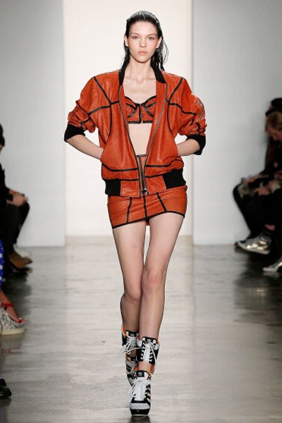 Jeremy Scott. Fall/Winter 2014. New York Fashion Week 2014. [Photo by Jemal Countess/Getty Images]