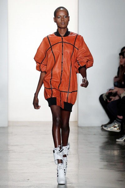 Jeremy Scott. Fall/Winter 2014. New York Fashion Week 2014. [Photo by Jemal Countess/Getty Images]