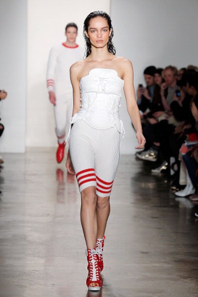 Jeremy Scott. Fall/Winter 2014. New York Fashion Week 2014. [Photo by Jemal Countess/Getty Images]