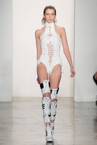 Jeremy Scott. Fall/Winter 2014. New York Fashion Week 2014. [Photo by Jemal Countess/Getty Images]