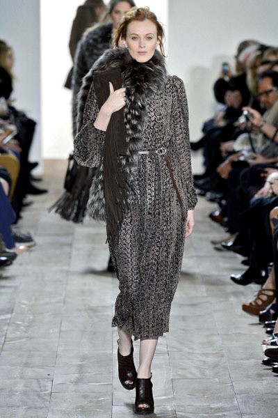 Michael Kors, Fall/Winter 2014. New York Fashion Week 2014. [Photo by Catwalking/Getty Images]