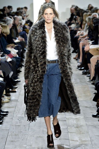 Michael Kors, Fall/Winter 2014. New York Fashion Week 2014. [Photo by Catwalking/Getty Images]
