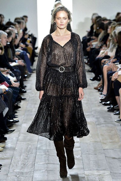 Michael Kors, Fall/Winter 2014. New York Fashion Week 2014. [Photo by Catwalking/Getty Images]