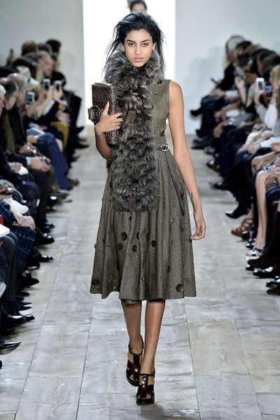 Michael Kors, Fall/Winter 2014. New York Fashion Week 2014. [Photo by Catwalking/Getty Images]