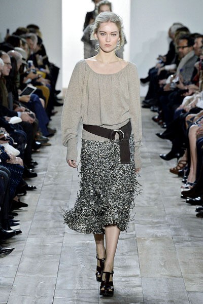 Michael Kors, Fall/Winter 2014. New York Fashion Week 2014. [Photo by Catwalking/Getty Images]