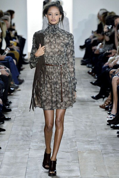 Michael Kors, Fall/Winter 2014. New York Fashion Week 2014. [Photo by Catwalking/Getty Images]