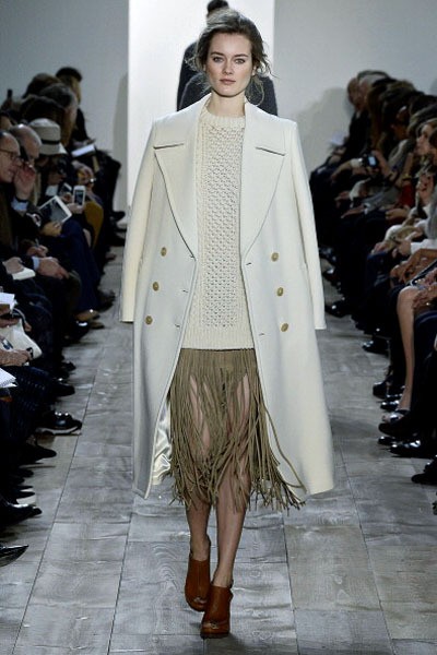 Michael Kors, Fall/Winter 2014. New York Fashion Week 2014. [Photo by Catwalking/Getty Images]