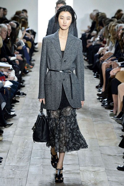 Michael Kors, Fall/Winter 2014. New York Fashion Week 2014. [Photo by Catwalking/Getty Images]