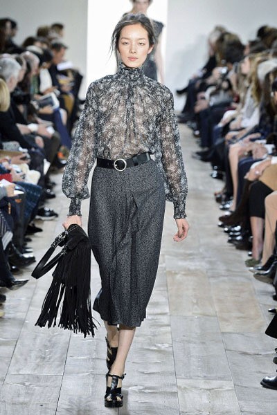 Michael Kors, Fall/Winter 2014. New York Fashion Week 2014. [Photo by Catwalking/Getty Images]