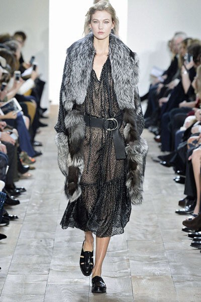 Michael Kors, Fall/Winter 2014. New York Fashion Week 2014. [Photo by Catwalking/Getty Images]