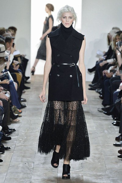 Michael Kors, Fall/Winter 2014. New York Fashion Week 2014. [Photo by Catwalking/Getty Images]