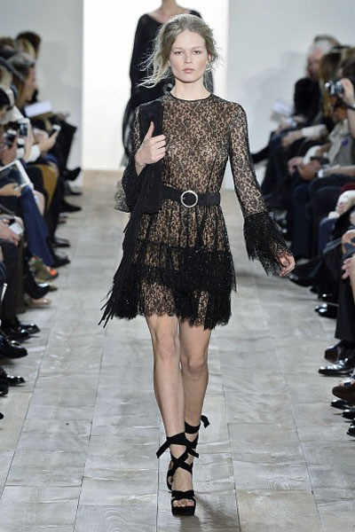 Michael Kors, Fall/Winter 2014. New York Fashion Week 2014. [Photo by Catwalking/Getty Images]