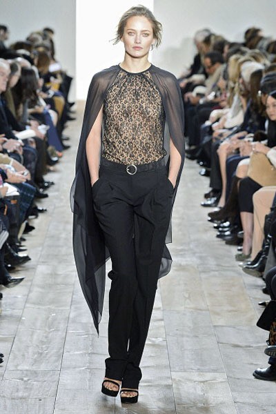 Michael Kors, Fall/Winter 2014. New York Fashion Week 2014. [Photo by Catwalking/Getty Images]