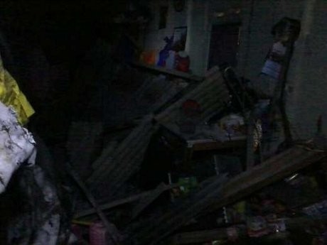 Getaran Dentuman Gunung Kelud Bikin Rumah di Kediri Ambruk
