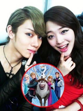 Nonton Frozen Bareng Heechul SuJu, Sulli f(x) Hampir Menangis
