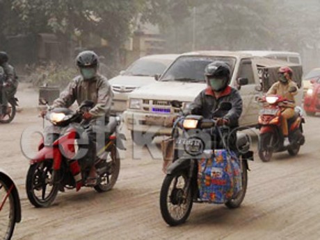 Tak Ada Ritual Khusus Bersihkan Bodi Motor dari Abu Vulkanik