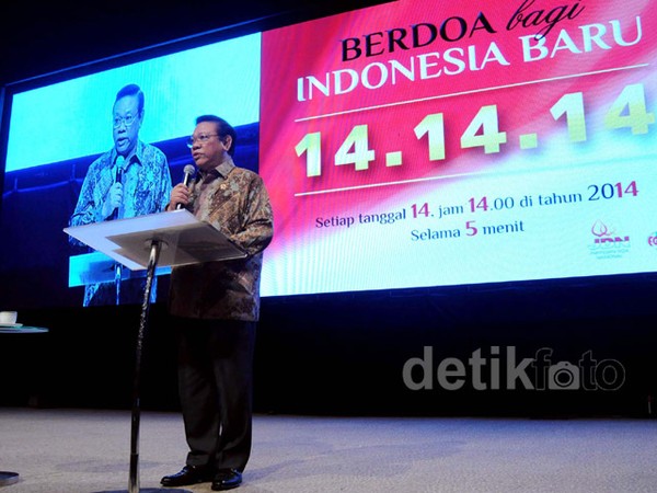 Agung Laksono Hadiri Doa Bersama untuk Bangsa