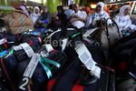 Bandara Ditutup Penumpang Padati Stasiun Gambir