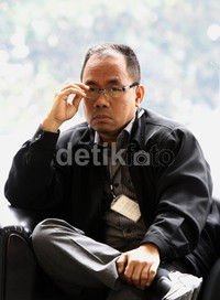 Pengacara Ratu Atut Chosiyah, Tubagus Sukatma menjalani pemeriksaan penyidik KPK. Lamhot Aritonang/detikFoto.