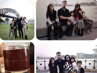 Mengintip Ahmad Dhani dan Mulan Jameela Liburan di Sydney