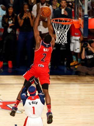 John Wall Pimpin Timur Menangi Slam Dunk Contest