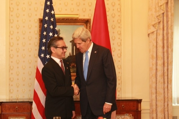 Bahas Kerjasama 2 Negara, Menteri Marty Terima Kunjungan Menlu AS Kerry