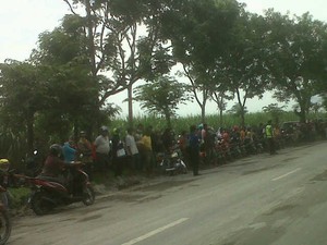 Jalan Licin karena Diselimuti Abu Vulkanik Kelud, 2 Orang Kecelakaan