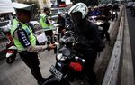 Puluhan Motor Terjaring Razia Jalur Busway