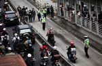 Puluhan Motor Terjaring Razia Jalur Busway