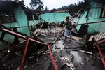 Bangunan Sekolah Rusak Terkena Abu Vulkanik
