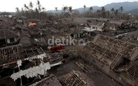 Kondisi desa Ngantang sendiri berangsur membaik hujan yang mengguyur desa minggu kemarin.