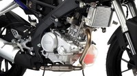 Meski tampilannya sedikit berubah, mesin yang digendong motor ini tidak tetap sama. Masih mesin satu silinder dengan kapasitas 124,7 cc. (dok Yamaha).