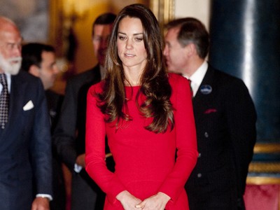Lady in Red, Kate Middleton
