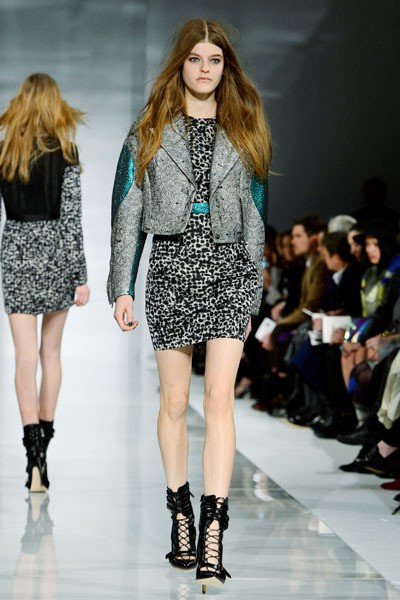 Antonio Berardi. Fall/Winter 2014. London Fashion Week 2014. [Photo by Ben A. Pruchnie/Getty Images]