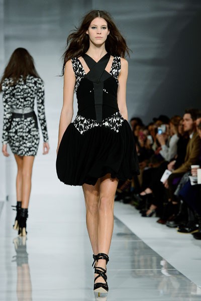 Antonio Berardi. Fall/Winter 2014. London Fashion Week 2014. [Photo by Ben A. Pruchnie/Getty Images]