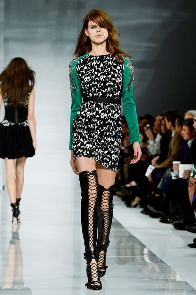 Antonio Berardi. Fall/Winter 2014. London Fashion Week 2014. [Photo by Ben A. Pruchnie/Getty Images]