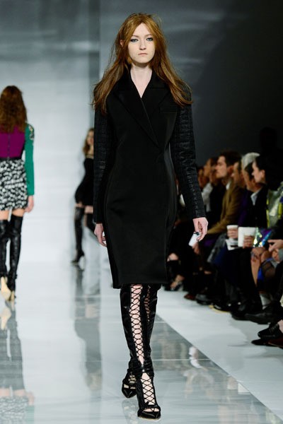 Antonio Berardi. Fall/Winter 2014. London Fashion Week 2014. [Photo by Ben A. Pruchnie/Getty Images]