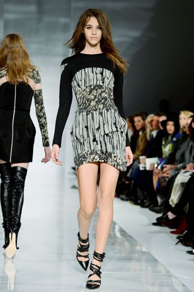 Antonio Berardi. Fall/Winter 2014. London Fashion Week 2014. [Photo by Ben A. Pruchnie/Getty Images]