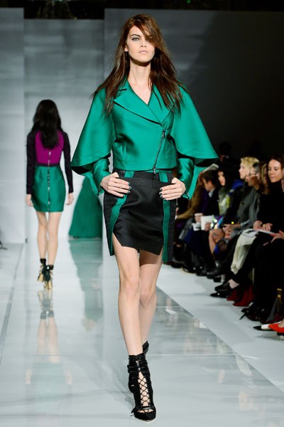 Antonio Berardi. Fall/Winter 2014. London Fashion Week 2014. [Photo by Ben A. Pruchnie/Getty Images]