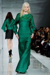 Antonio Berardi. Fall/Winter 2014. London Fashion Week 2014. [Photo by Ben A. Pruchnie/Getty Images]