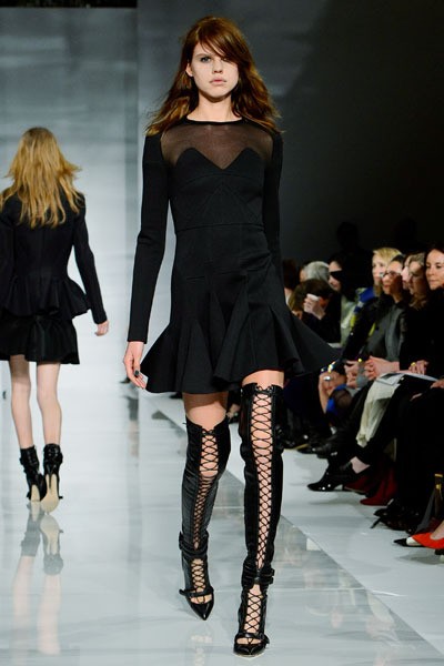 Antonio Berardi. Fall/Winter 2014. London Fashion Week 2014. [Photo by Ben A. Pruchnie/Getty Images]