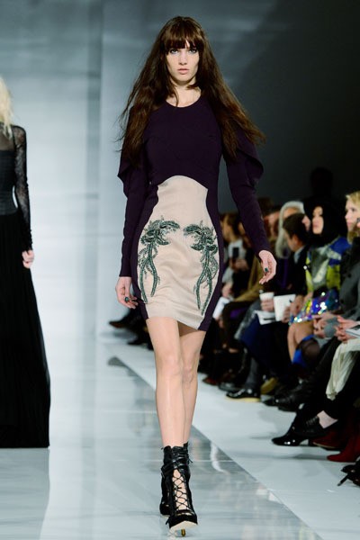 Antonio Berardi. Fall/Winter 2014. London Fashion Week 2014. [Photo by Ben A. Pruchnie/Getty Images]