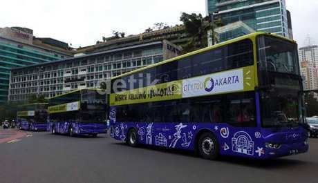 Gratis! Bus Pariwisata Tingkat Mulai Beroperasi 24 Februari 2014