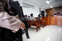     Sidang lanjutan teroris Poso hari ini di gelar di Pengadilan Negeri Jakarta Timur.     