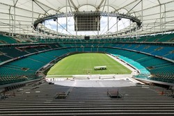 Arena Pernambuco yang terletak di Recife. Stadion ini berkapasitas 46.154. AFP/Yasuyoshi Chiba.