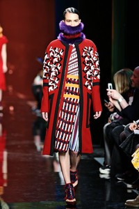 Peter Pilotto, Fall/Winter 2014. London Fashion Week 2014. [Photo by Miles Willis/Getty Images]