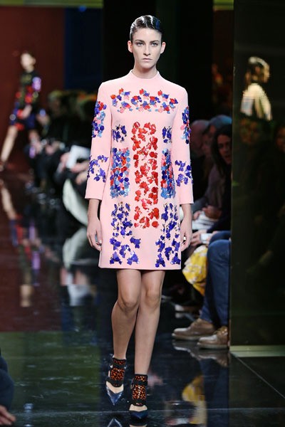 Peter Pilotto, Fall/Winter 2014. London Fashion Week 2014. [Photo by Miles Willis/Getty Images]