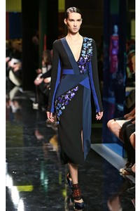 Peter Pilotto, Fall/Winter 2014. London Fashion Week 2014. [Photo by Miles Willis/Getty Images]