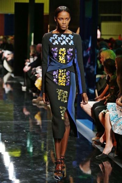 Peter Pilotto, Fall/Winter 2014. London Fashion Week 2014. [Photo by Miles Willis/Getty Images]